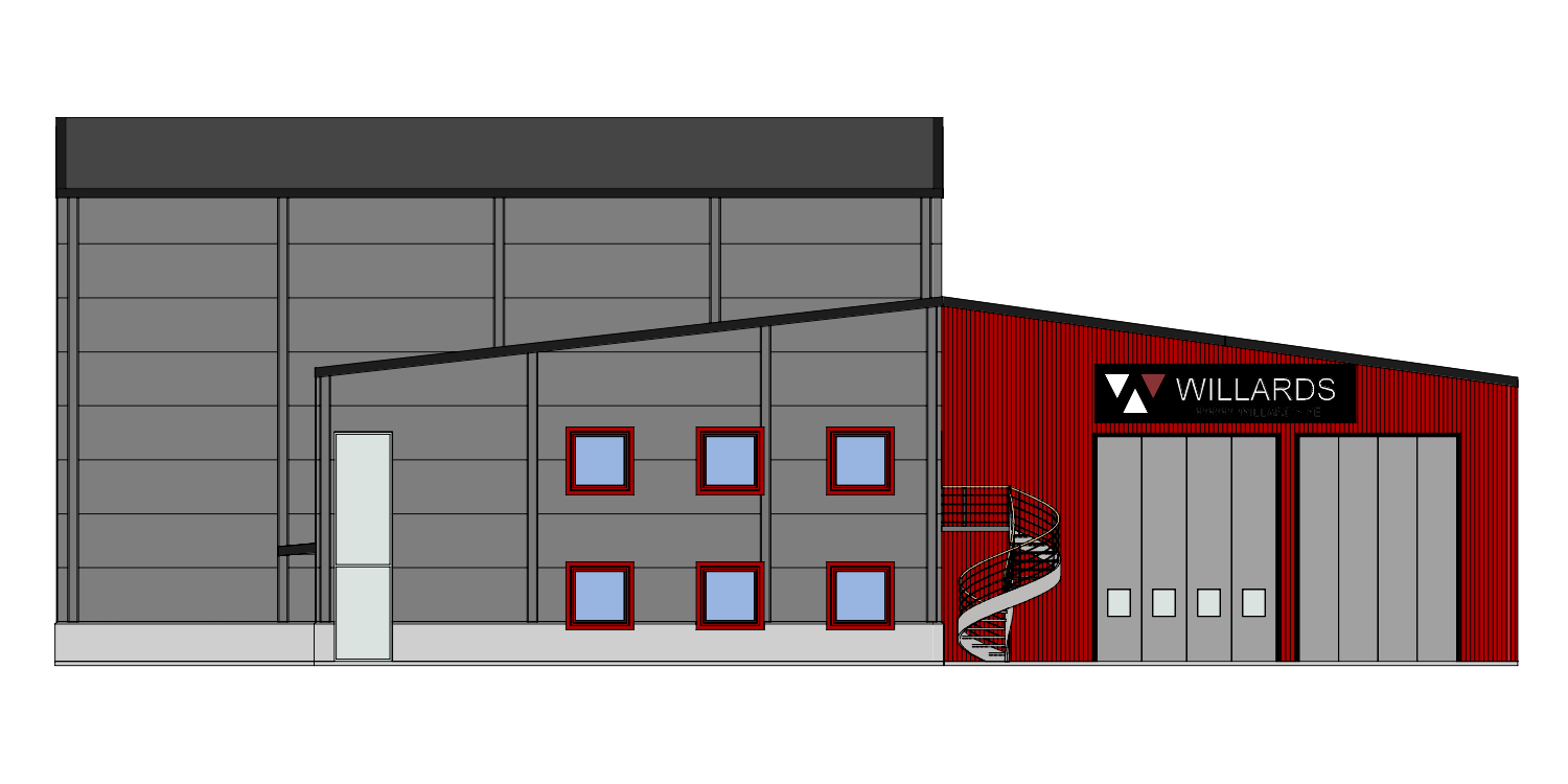 Willards nya verkstad