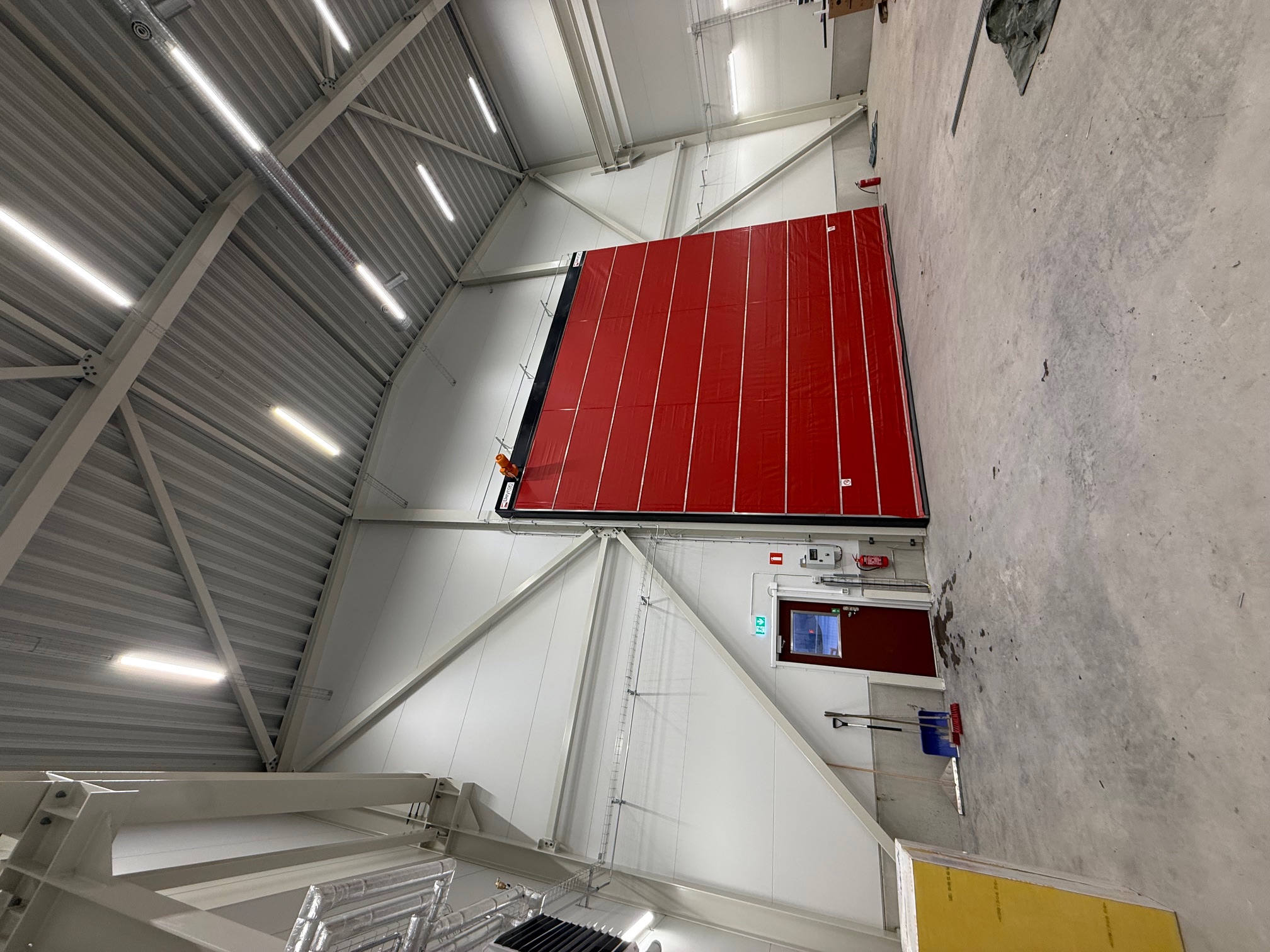 Axelgrop för service av stora maskiner